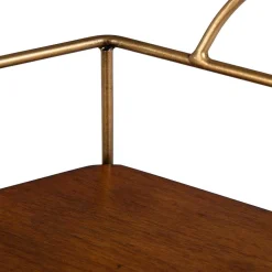 Decorative Trays Kate And Laurel Westland 16 In. X 5 In. X 17 In. Brown/Gold Decorative Wall Shelf -Brita shop brown gold kate and laurel decorative trays 214538 1f 1000