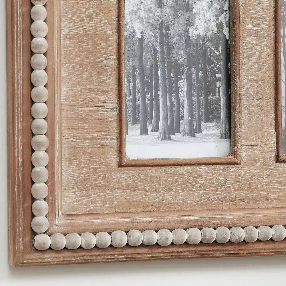 Picture Frames Home Decorators Collection 4″ X 6″ Natural Beaded Wood 2-Opening Picture Fram 7 Picture Frames Home Decorators Collection 4″ X 6″ Natural Beaded Wood 2-Opening Picture Fram - Image 5