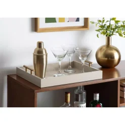 Decorative Trays Kate And Laurel Lipton 17 In. X 3 In. X 12 In. Brown Decorative Wall Shelf -Brita shop brown kate and laurel decorative trays 217018 31 1000