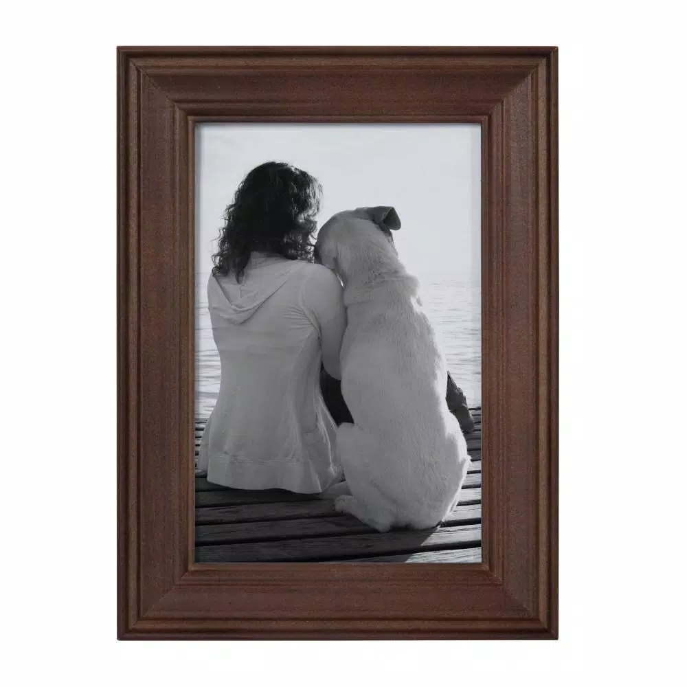 Picture Frames Kate And Laurel Bordeaux Brown Picture Frame (Set Of 10) 5 Picture Frames Kate And Laurel Bordeaux Brown Picture Frame (Set Of 10) - Image 3
