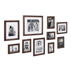 Picture Frames Kate And Laurel Bordeaux Brown Picture Frame (Set Of 10) 11 Picture Frames Kate And Laurel Bordeaux Brown Picture Frame (Set Of 10) -Brita shop brown kate and laurel picture frames 213727 c3 1000