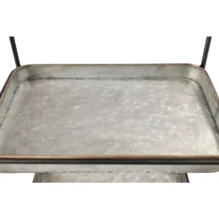 Decorative Trays LITTON LANE Large Black And Silver 2-Tier Rectangular Metal 2-Tiered Tray With Handle 10 Decorative Trays LITTON LANE Large Black And Silver 2-Tier Rectangular Metal 2-Tiered Tray With Handle -Brita shop brown litton lane decorative trays 42988 1f 1000