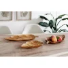 Decorative Trays LITTON LANE Large Rustic Leaf-Shaped Natural Teak Wood Serving Trays (Set Of 3) 1 Decorative Trays LITTON LANE Large Rustic Leaf-Shaped Natural Teak Wood Serving Trays (Set Of 3) -Brita shop brown litton lane decorative trays 66076 64 1000
