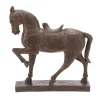 Sculptures LITTON LANE 15 In. X 4 In. Decorative Horse Sculpture In Colored Polystone -Brita shop brown litton lane sculptures 44680 64 1000