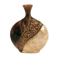 Vases LITTON LANE 14 In. Ceramic And Capiz Urn Decorative Vase In Brown And Gold 12 Vases LITTON LANE 14 In. Ceramic And Capiz Urn Decorative Vase In Brown And Gold -Brita shop brown litton lane vases 64735 c3 1000