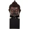 Sculptures Oriental Furniture Oriental Furniture 10 In. Thai Buddha Head Decorative Statue -Brita shop brown oriental furniture sculptures sta bud5 64 1000