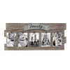 Picture Frames Stonebriar Collection Rustic Wood Collage Picture Frame With Clips And Metal Detail