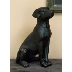 Sculptures LITTON LANE 16 In. Bronze Labradore Decorative Figurine