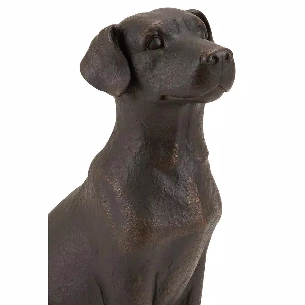 Sculptures LITTON LANE 16 In. Bronze Labradore Decorative Figurine 4 Sculptures LITTON LANE 16 In. Bronze Labradore Decorative Figurine - Image 2