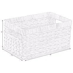 Storage Baskets Vintiquewise Natural Water Hyacinth Rectangular Storage Bin Basket 13 Storage Baskets Vintiquewise Natural Water Hyacinth Rectangular Storage Bin Basket -Brita shop brown vintiquewise storage baskets qi003544 s fa 1000
