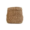 Storage Baskets Zentique Concave Hand Woven Seagrass Medium Without Handles Basket -Brita shop brown zentique storage baskets zenws b15 m 64 1000