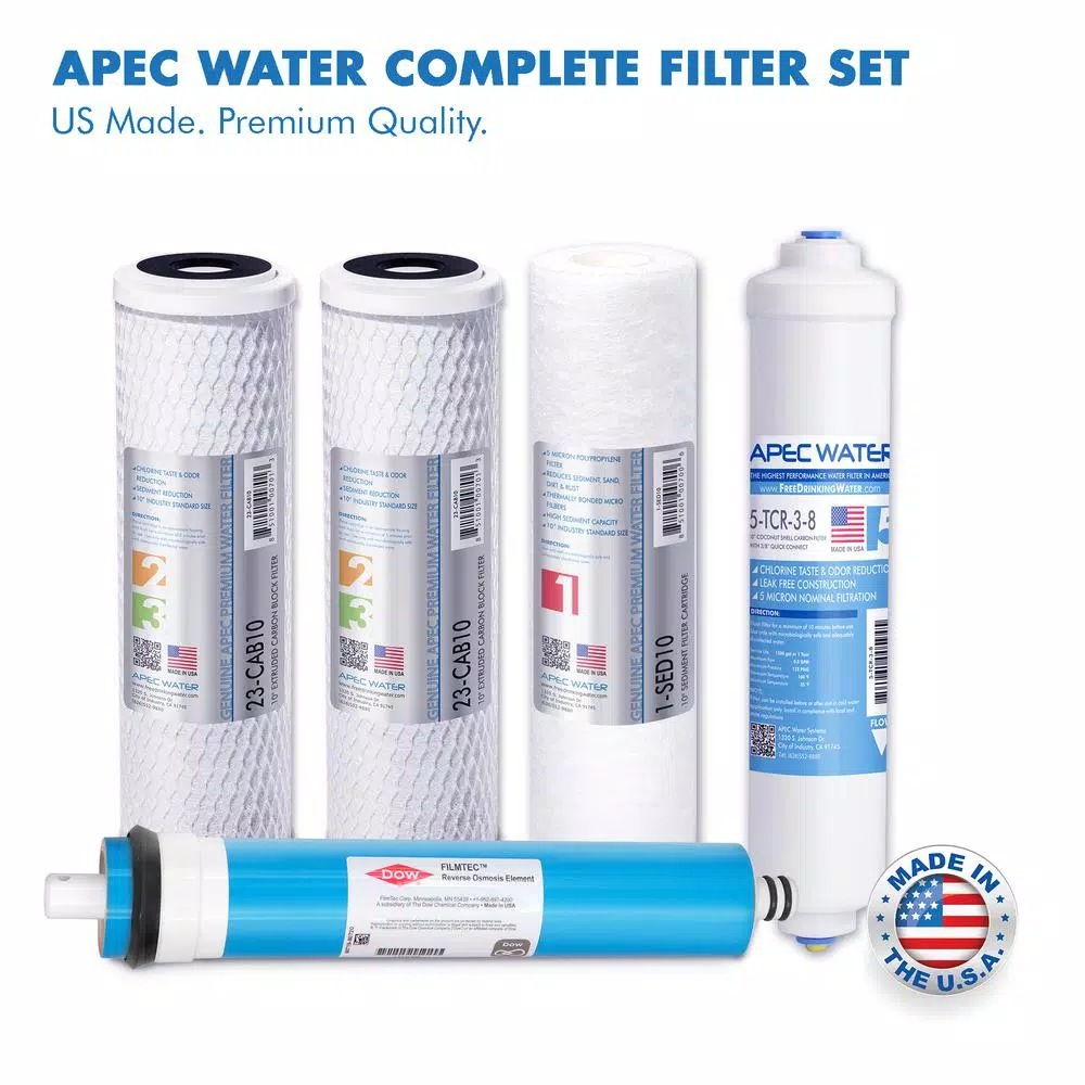 Water Filtration Systems APEC Water Systems Ultimate Premium Quality Fast Flow 90 GPD Under-Sink Reverse Osmosis Drinking Water Filter System 6 Water Filtration Systems APEC Water Systems Ultimate Premium Quality Fast Flow 90 GPD Under-Sink Reverse Osmosis Drinking Water Filter System - Image 4