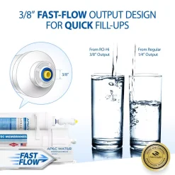 Water Filtration Systems APEC Water Systems Ultimate Premium Quality Fast Flow 90 GPD Under-Sink Reverse Osmosis Drinking Water Filter System 17 Water Filtration Systems APEC Water Systems Ultimate Premium Quality Fast Flow 90 GPD Under-Sink Reverse Osmosis Drinking Water Filter System -Brita shop brushed nickel apec water systems reverse osmosis systems ro hi c3 1000