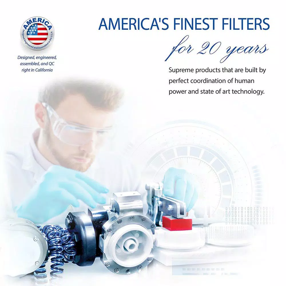 Water Filtration Systems APEC Water Systems Ultimate Premium Quality Fast Flow 90 GPD Under-Sink Reverse Osmosis Drinking Water Filter System 4 Water Filtration Systems APEC Water Systems Ultimate Premium Quality Fast Flow 90 GPD Under-Sink Reverse Osmosis Drinking Water Filter System - Image 2