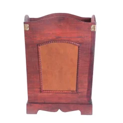 Storage Baskets Vintiquewise Rustic Cherry Wooden Decorative Trash Bin With Handles 10 Storage Baskets Vintiquewise Rustic Cherry Wooden Decorative Trash Bin With Handles -Brita shop cherry vintiquewise storage baskets qi003610 1f 1000