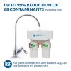 Water Filtration Systems Aquasana 2-Stage Under Counter Water Filtration System With Chrome Finish Faucet -Brita shop chrome aquasana under sink water filters thd 5200 56 64 1000