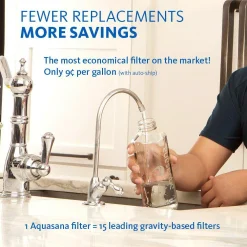 Water Filtration Systems Aquasana 3-Stage Max Flow Under Counter Water Filtration System With Faucet In Chrome -Brita shop chrome aquasana under sink water filters thd 5300 56 1f 1000 1