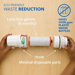 Water Filtration Systems Aquasana 3-Stage Max Flow Under Counter Water Filtration System With Faucet In Chrome -Brita shop chrome aquasana under sink water filters thd 5300 56 fa 1000 1