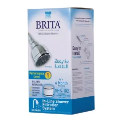 Showerhead Filters Brita In-Line Shower Filtration System – Chrome 12 Showerhead Filters Brita In-Line Shower Filtration System – Chrome -Brita shop chrome brita fixed shower heads wfshs102 4f 1000