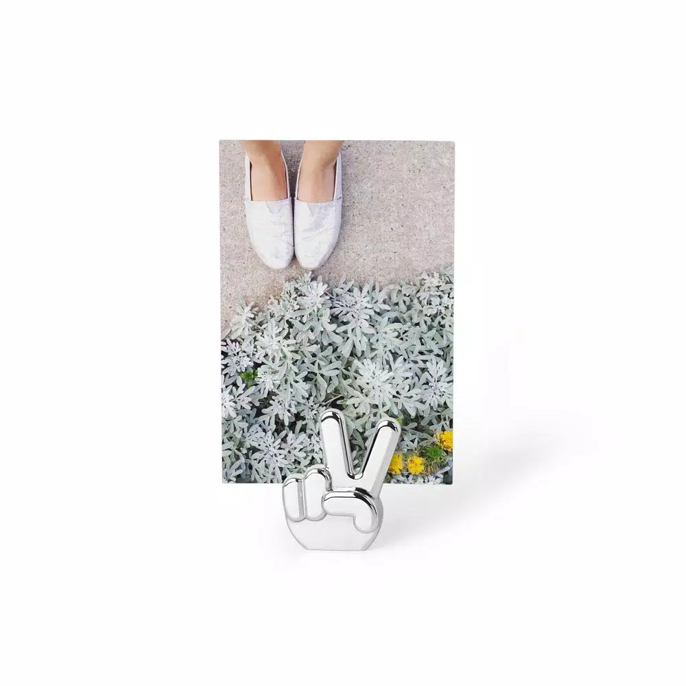 Picture Frames Umbra Handsup Chrome Picture Frame (Set Of 3) 4 Picture Frames Umbra Handsup Chrome Picture Frame (Set Of 3) - Image 2