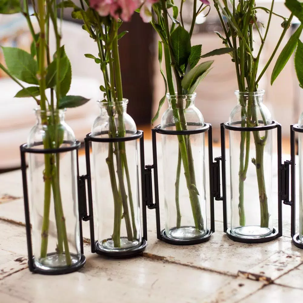 Vases DANYA B Snake 8 In. Hinged 5-Bottle Vase 7 Vases DANYA B Snake 8 In. Hinged 5-Bottle Vase - Image 5