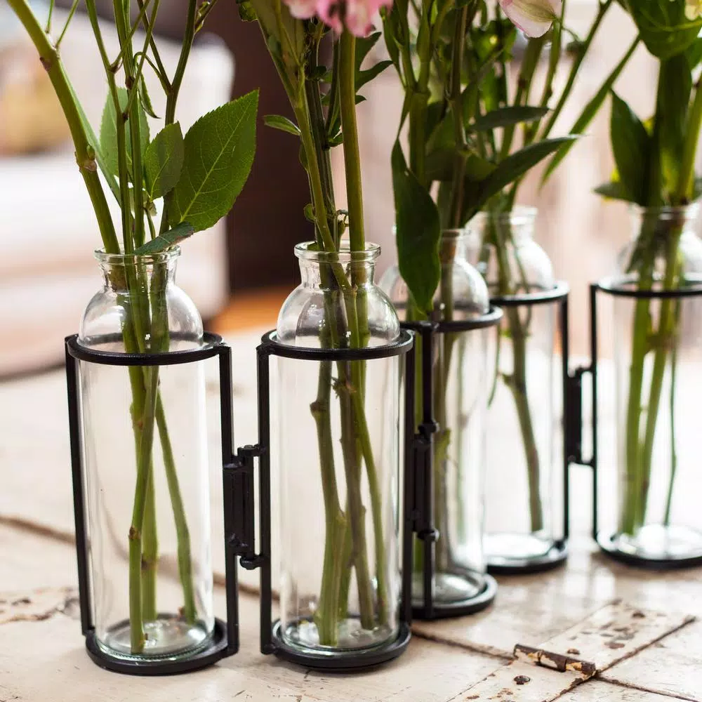 Vases DANYA B Snake 8 In. Hinged 5-Bottle Vase 9 Vases DANYA B Snake 8 In. Hinged 5-Bottle Vase - Image 7