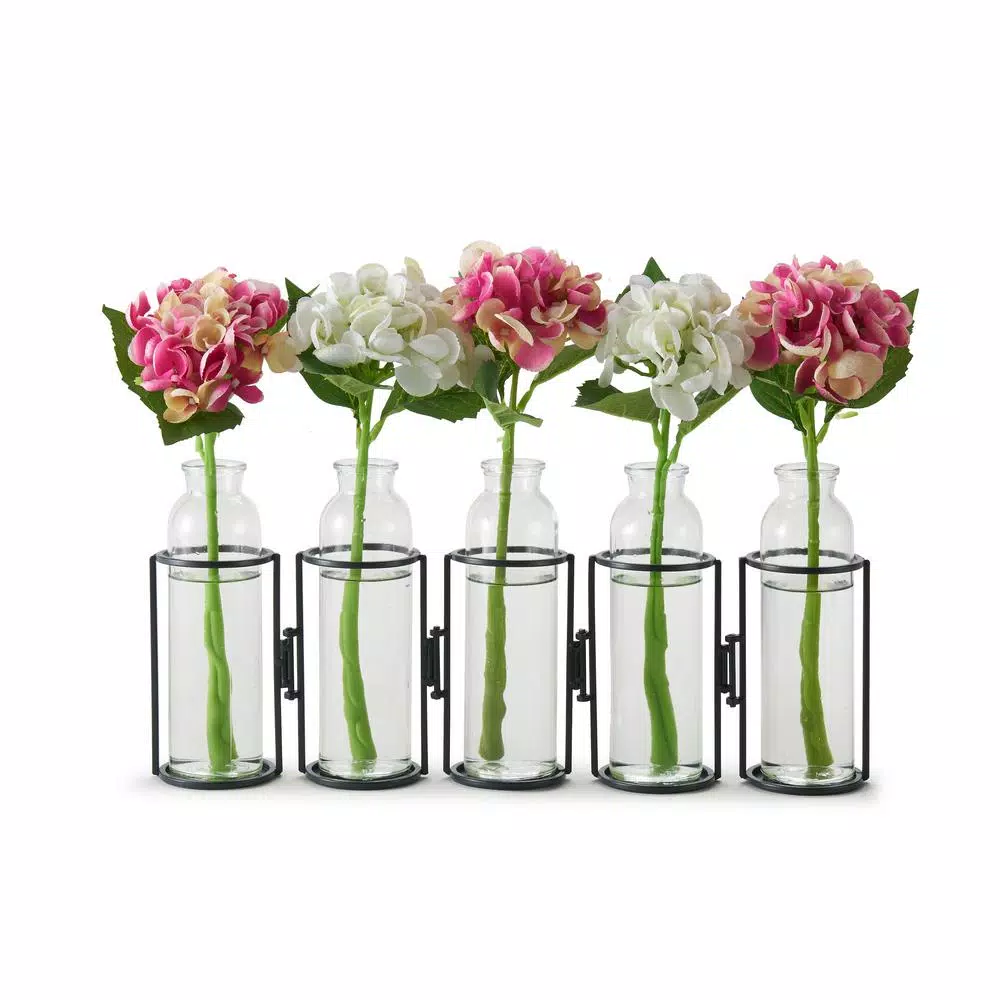 Vases DANYA B Snake 8 In. Hinged 5-Bottle Vase 4 Vases DANYA B Snake 8 In. Hinged 5-Bottle Vase - Image 2