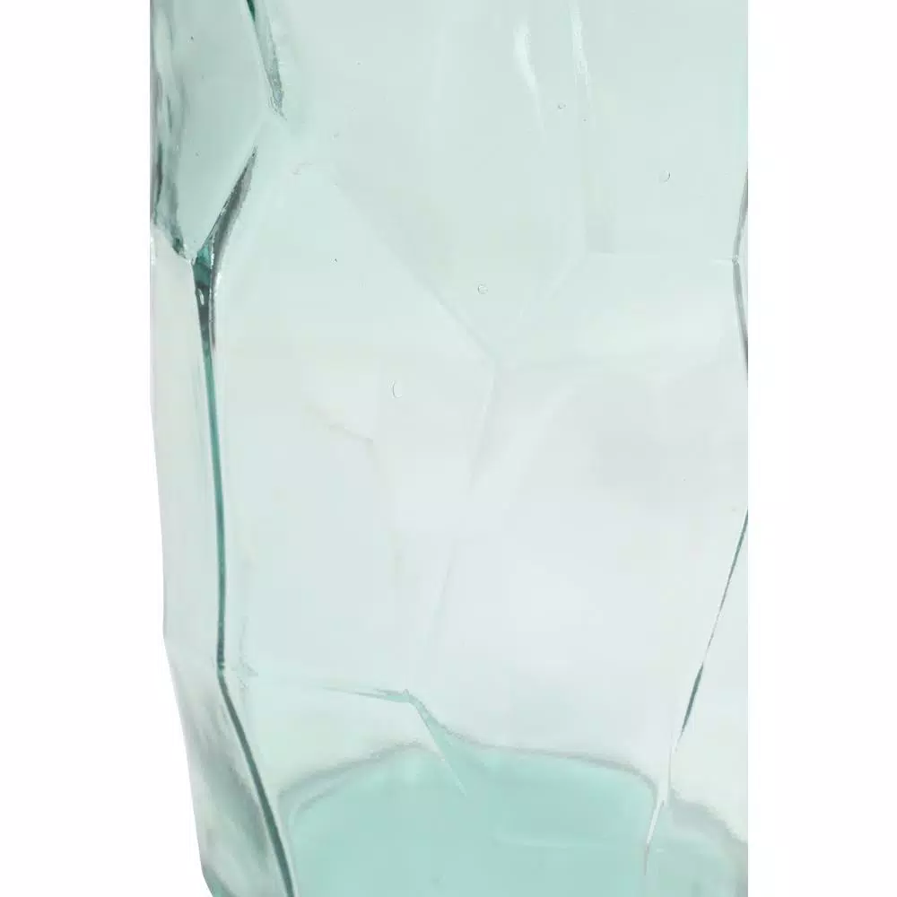 Vases LITTON LANE Extra Large Decorative Soda Lime Glass Flower Vase With Angular, Geometric Body 6 Vases LITTON LANE Extra Large Decorative Soda Lime Glass Flower Vase With Angular, Geometric Body - Image 4