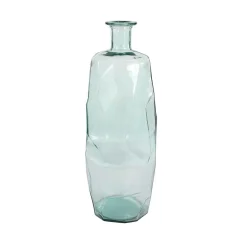 Vases LITTON LANE Extra Large Decorative Soda Lime Glass Flower Vase With Angular, Geometric Body 11 Vases LITTON LANE Extra Large Decorative Soda Lime Glass Flower Vase With Angular, Geometric Body -Brita shop clear litton lane vases 18264 c3 1000