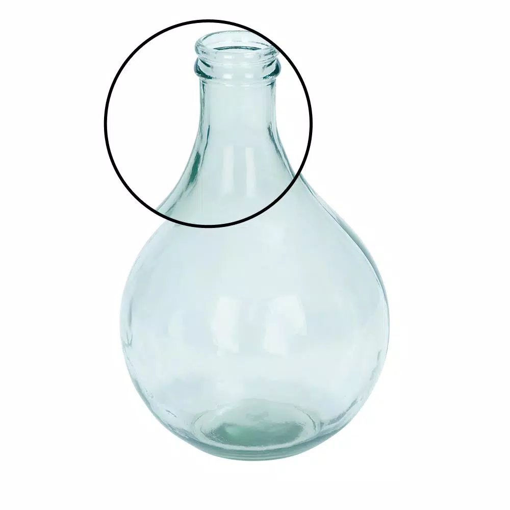 Vases LITTON LANE 17 In. New Traditional Clear Glass Decorative Vase 5 Vases LITTON LANE 17 In. New Traditional Clear Glass Decorative Vase - Image 3