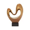 Sculptures LITTON LANE Abstract Heart-Shaped Ceramic Sculpture -Brita shop copper sculptures 96739 64 1000