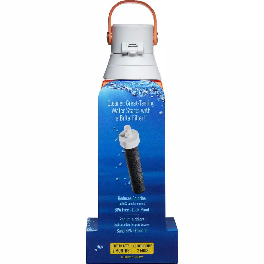 Water Filter Pitchers Brita Premium 26 Oz. Coral Filtering Water Bottle, BPA Free 10 Water Filter Pitchers Brita Premium 26 Oz. Coral Filtering Water Bottle, BPA Free - Image 8