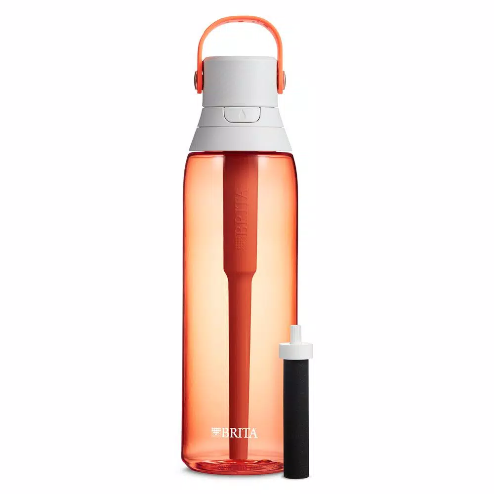 Water Filter Pitchers Brita Premium 26 Oz. Coral Filtering Water Bottle, BPA Free 3 Water Filter Pitchers Brita Premium 26 Oz. Coral Filtering Water Bottle, BPA Free