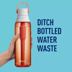 Water Filter Pitchers Brita Premium 26 Oz. Coral Filtering Water Bottle, BPA Free 25 Water Filter Pitchers Brita Premium 26 Oz. Coral Filtering Water Bottle, BPA Free -Brita shop coral orange brita water bottles 6025836381 76 1000