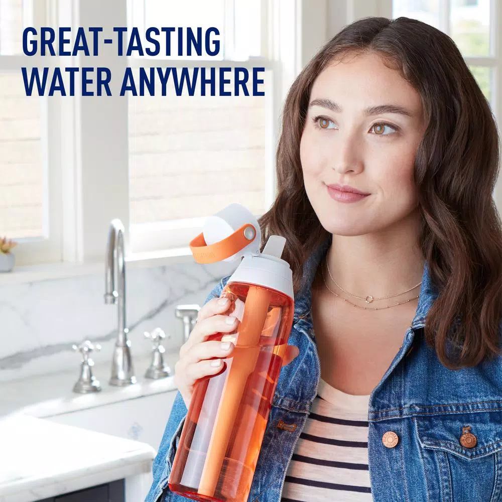 Water Filter Pitchers Brita Premium 26 Oz. Coral Filtering Water Bottle, BPA Free 6 Water Filter Pitchers Brita Premium 26 Oz. Coral Filtering Water Bottle, BPA Free - Image 4