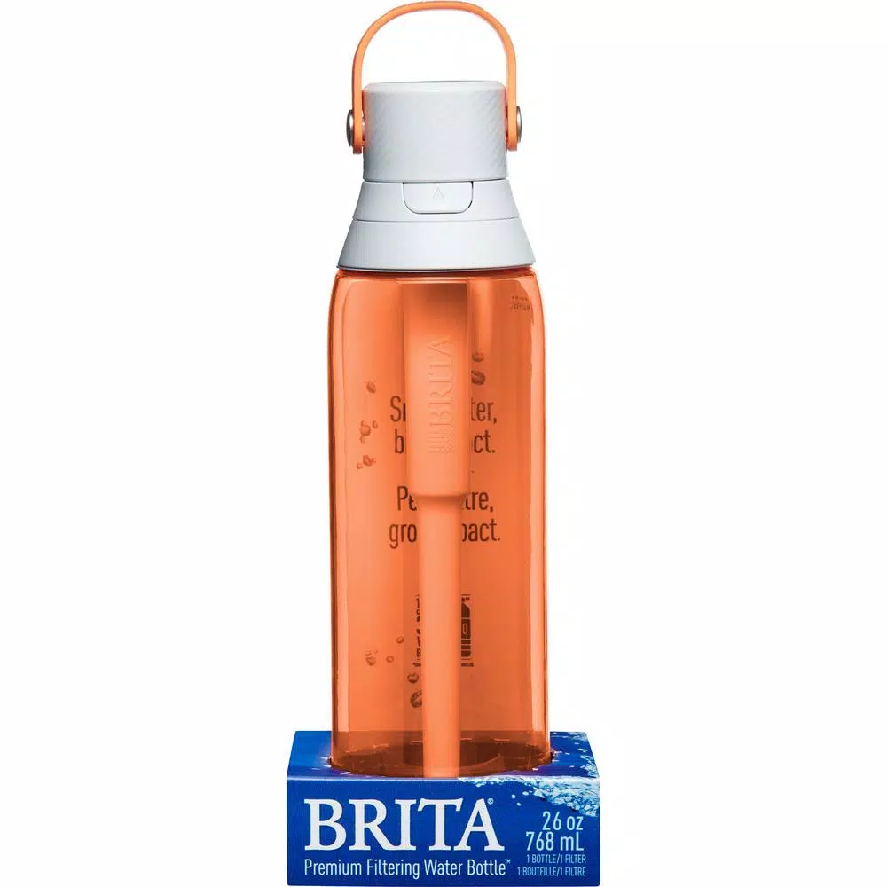 Water Filter Pitchers Brita Premium 26 Oz. Coral Filtering Water Bottle, BPA Free 4 Water Filter Pitchers Brita Premium 26 Oz. Coral Filtering Water Bottle, BPA Free - Image 2