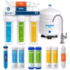 Water Filtration Systems Express Water Express Water Reverse Osmosis 5 Stage Water Filtration System – NSF Certified – Faucet, Tank And 4 Filters – 50 GPD -Brita shop deluxe chrome express water reverse osmosis systems ro5dx 64 1000