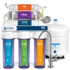 Water Filtration Systems Express Water Reverse Osmosis Alkaline Water Filtration System – 10 Stage RO Water Filter With Faucet And Tank – 100 GPD -Brita shop deluxe chrome express water reverse osmosis systems roalk10dcg 64 1000