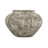 Vases Zentique Cement Wavy Grey Small Decorative Vase