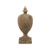 Sculptures Zentique Wooden Spiral Carved Detailed Julius Urn 1 Sculptures Zentique Wooden Spiral Carved Detailed Julius Urn -Brita shop dry natural finish zentique sculptures li s9 06 04 64 1000