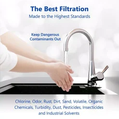 Replacement Water Filters Express Water Express Water – Whole House Water Filter Set – Replacement Kit – Sediment, Charcoal, Carbon – 5 Micron – 4.5” X 20” Inch -Brita shop express water replacement water filters fltwh2045cgs1 a0 1000