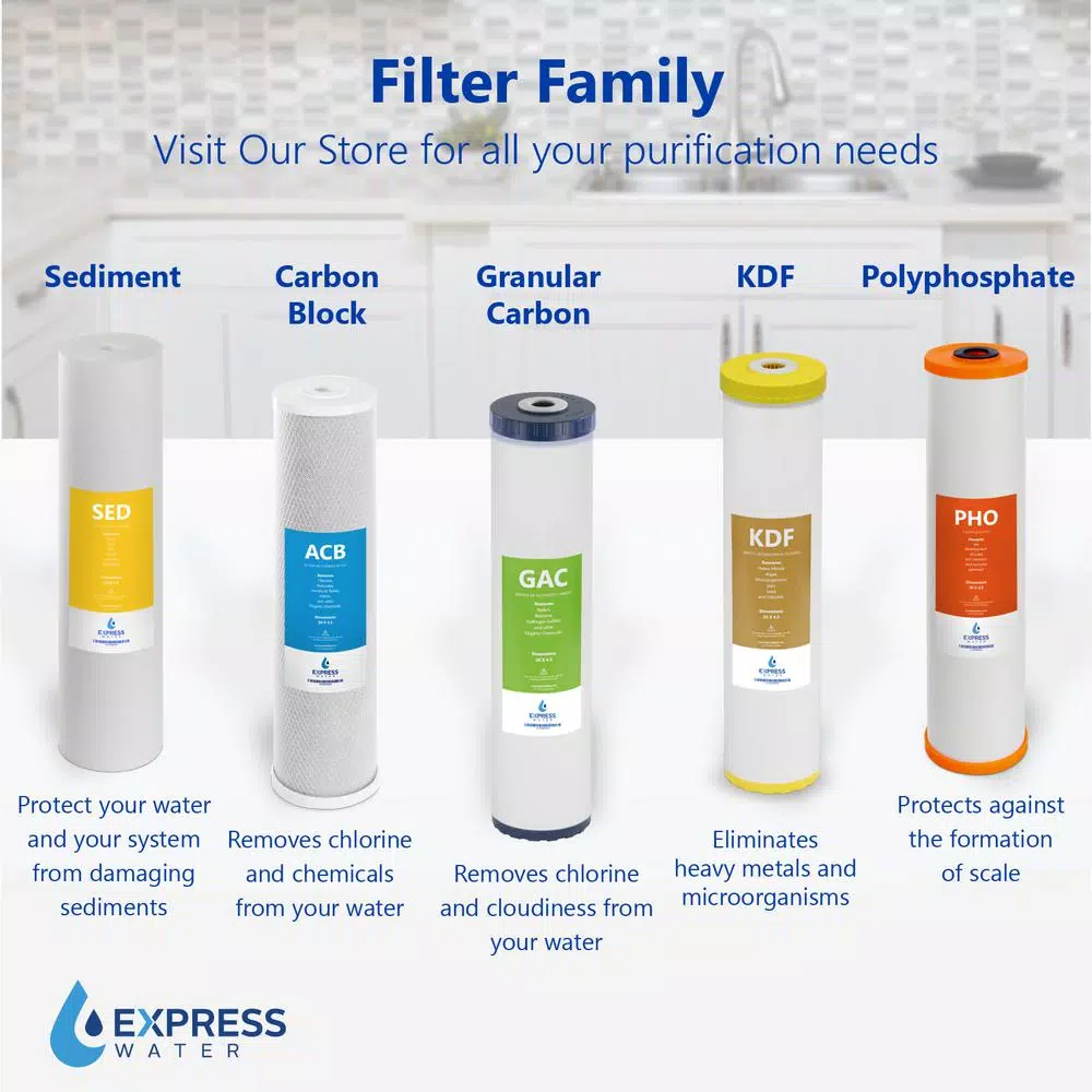 Replacement Water Filters Express Water Express Water – Kinetic Degradation Fluxion Filter – Whole House Heavy Metal Replacement Water Filter – 4.5” X 20” Inch 7 Replacement Water Filters Express Water Express Water – Kinetic Degradation Fluxion Filter – Whole House Heavy Metal Replacement Water Filter – 4.5” X 20” Inch - Image 5
