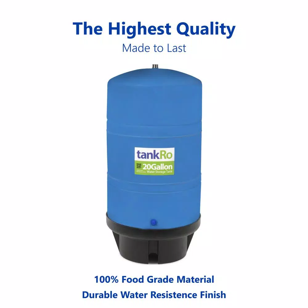 Water Filter Parts Express Water TankRO – RO Water Filtration System Expansion Tank – 20 Gallon Water Capacity – Reverse Osmosis Storage Pressure Tank 6 Water Filter Parts Express Water TankRO – RO Water Filtration System Expansion Tank – 20 Gallon Water Capacity – Reverse Osmosis Storage Pressure Tank - Image 4