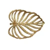Decorative Trays 3R Studios Gold Leaf Cast Iron Decorative Leaf -Brita shop gold 3r studios decorative trays da7507 64 1000