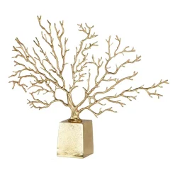 Sculptures A & B Home Gold Tree Irregular Decor Accent -Brita shop gold a b home sculptures 42460 c3 1000