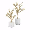 Sculptures IMAX Concepts Eclipse Trees On Marble Base (Set Of 2) -Brita shop gold imax sculptures 14288 2 64 1000