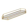 Decorative Trays Kate And Laurel Felicia Gold Decorative Tray -Brita shop gold kate and laurel decorative trays 211698 64 1000