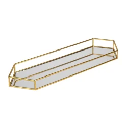 Decorative Trays Kate And Laurel Felicia Gold Decorative Tray