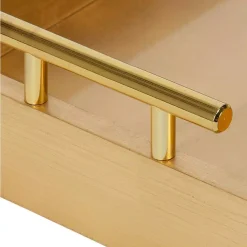 Decorative Trays Kate And Laurel Lipton 10 In. X 3 In. X 24 In. Gold Decorative Wall Shelf -Brita shop gold kate and laurel decorative trays 216105 4f 1000