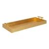 Decorative Trays Kate And Laurel Lipton 10 In. X 3 In. X 24 In. Gold Decorative Wall Shelf 1 Decorative Trays Kate And Laurel Lipton 10 In. X 3 In. X 24 In. Gold Decorative Wall Shelf -Brita shop gold kate and laurel decorative trays 216105 64 1000